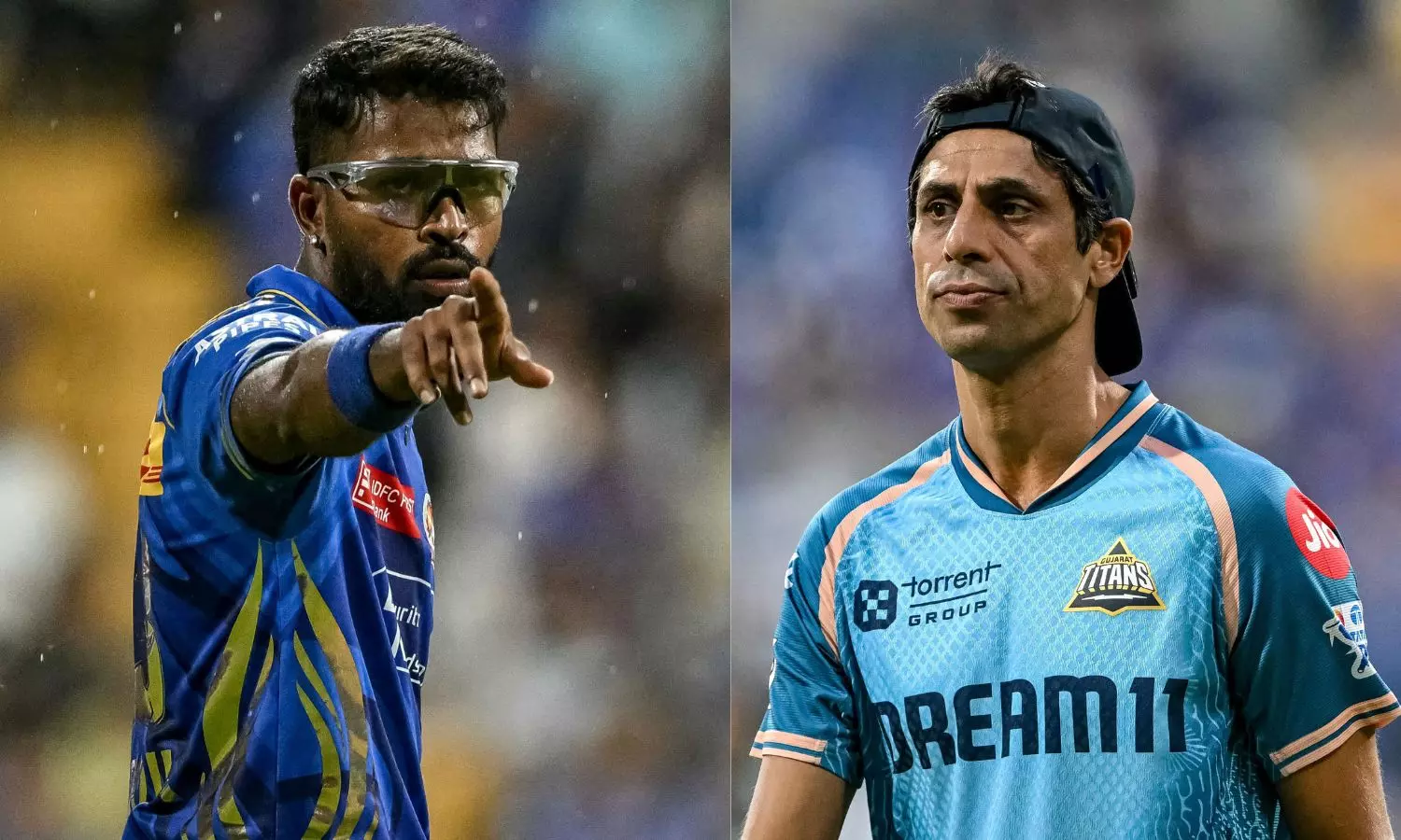 হার্দিক পান্ডিয়া ও আশিষ নেহরা, আইপিএল