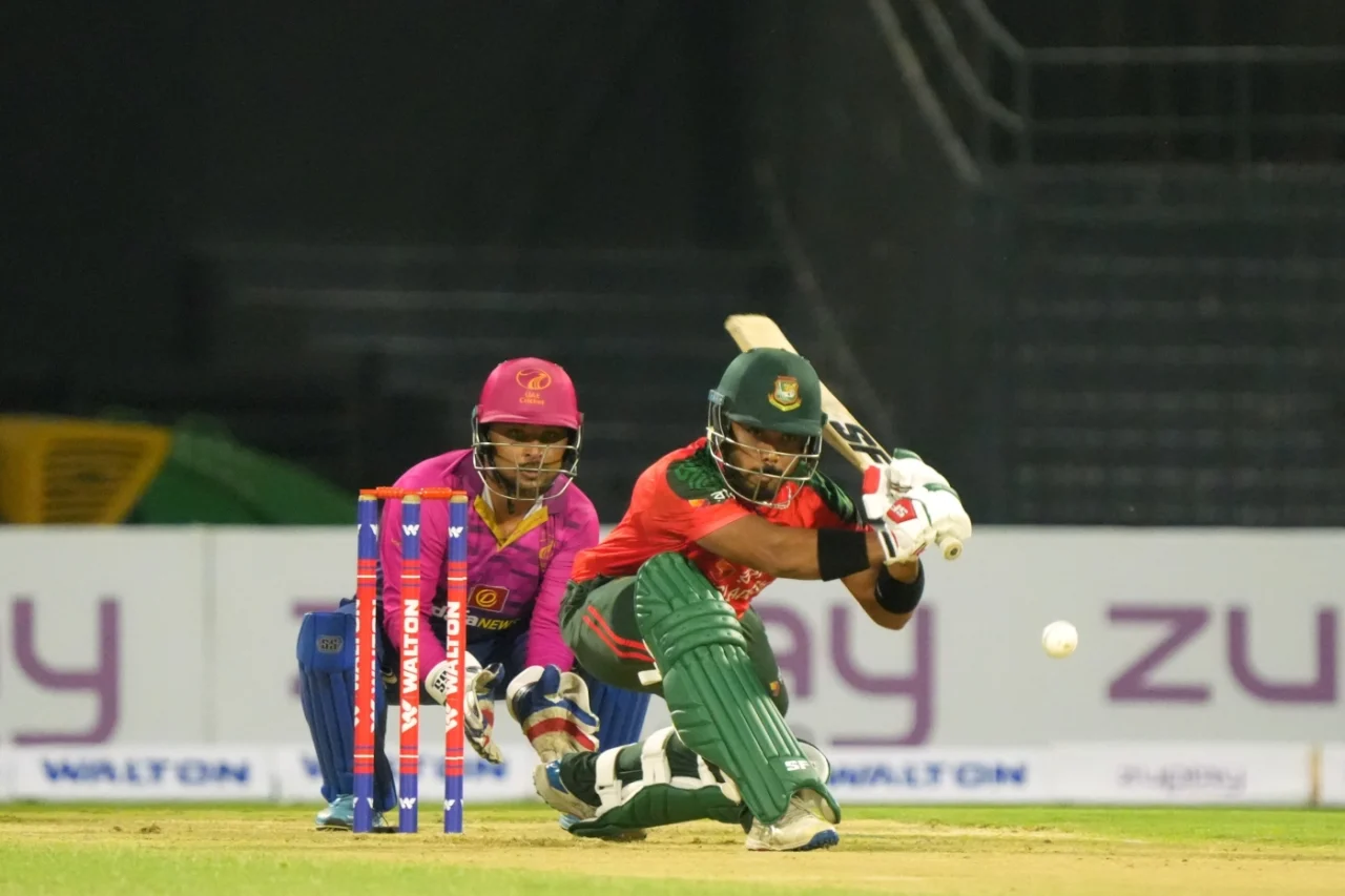 Parvez Hossain Emon was aggressive from the get-go