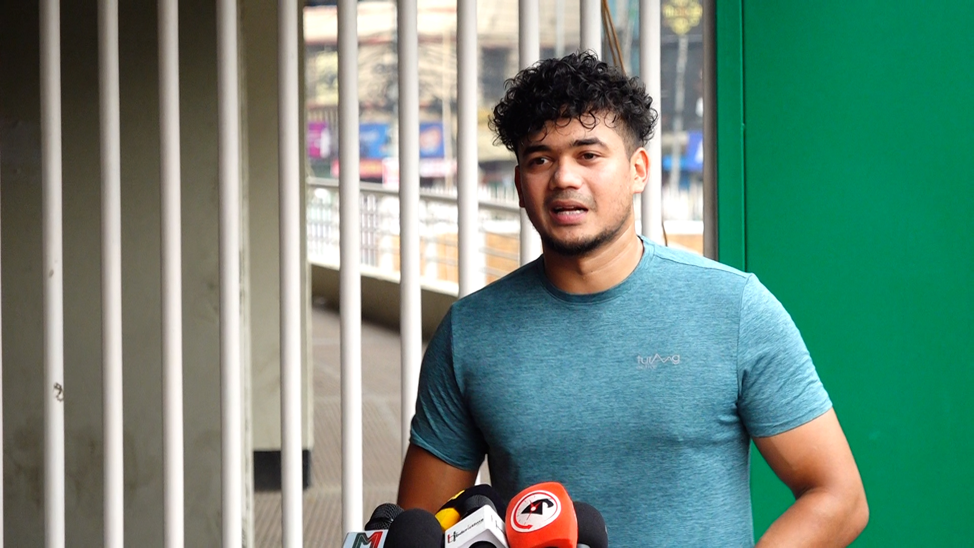 Taskin Ahmed meets media on Thursday, Cricfrenzy
