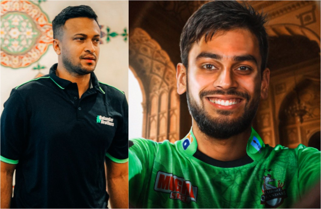 Shakib Al Hasan [L] and  Mehidy Hasan Miraz, Photo-LQ