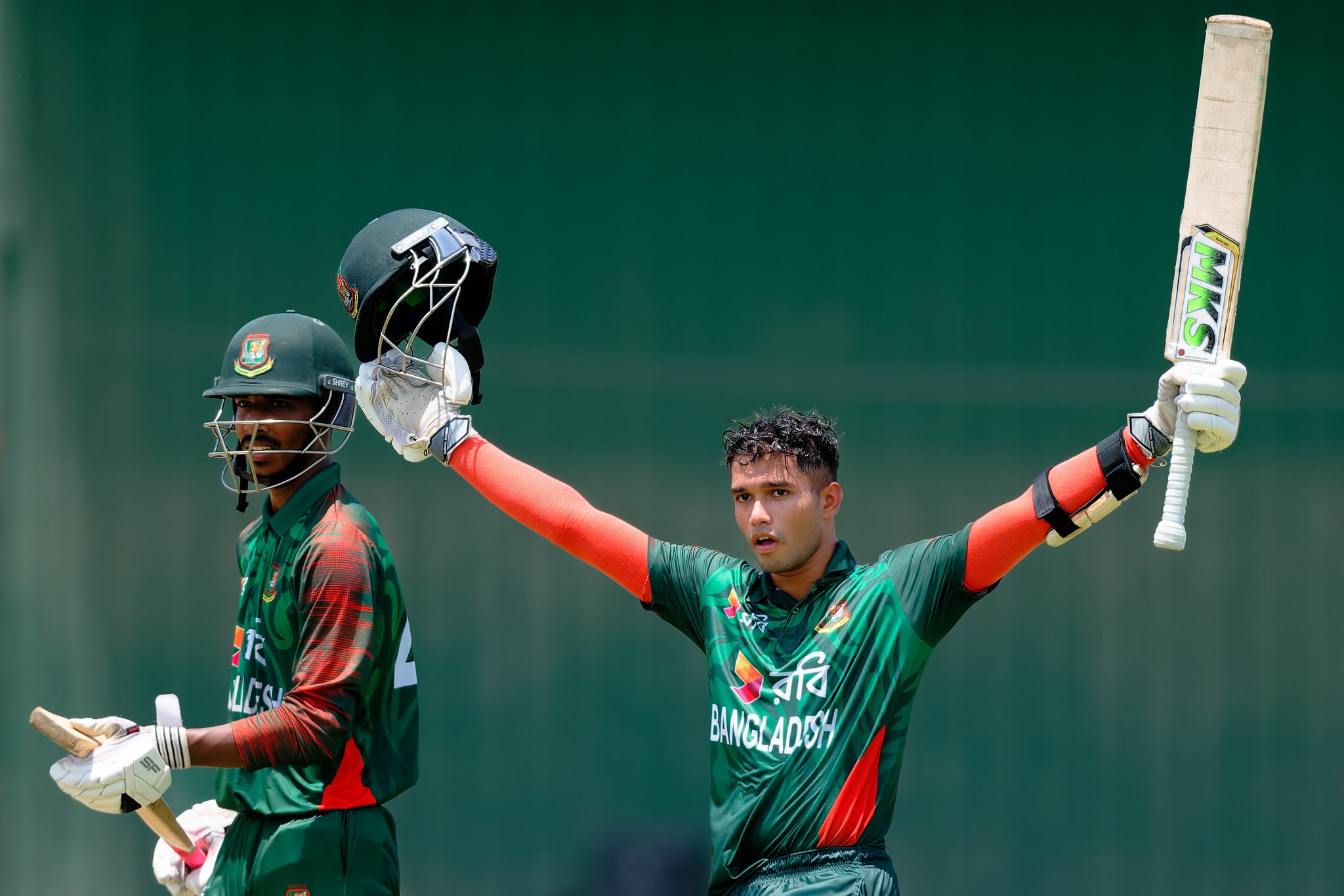 সেঞ্চুরির পর জাওয়াদ আবরার, বিসিবি