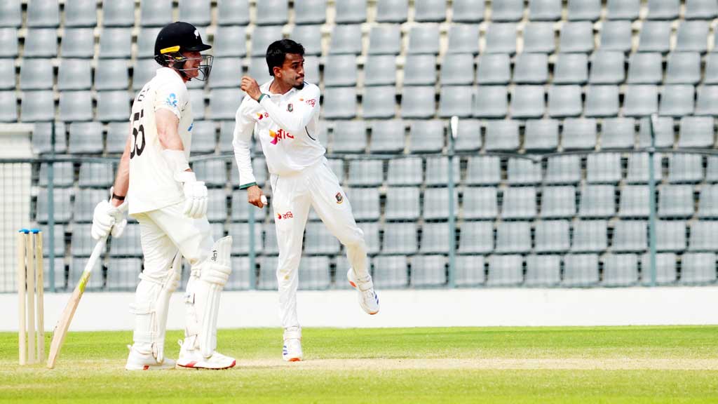 কিউইদের বিপক্ষে বোলিংয়ে হাসান মুরাদ, বিসিবি