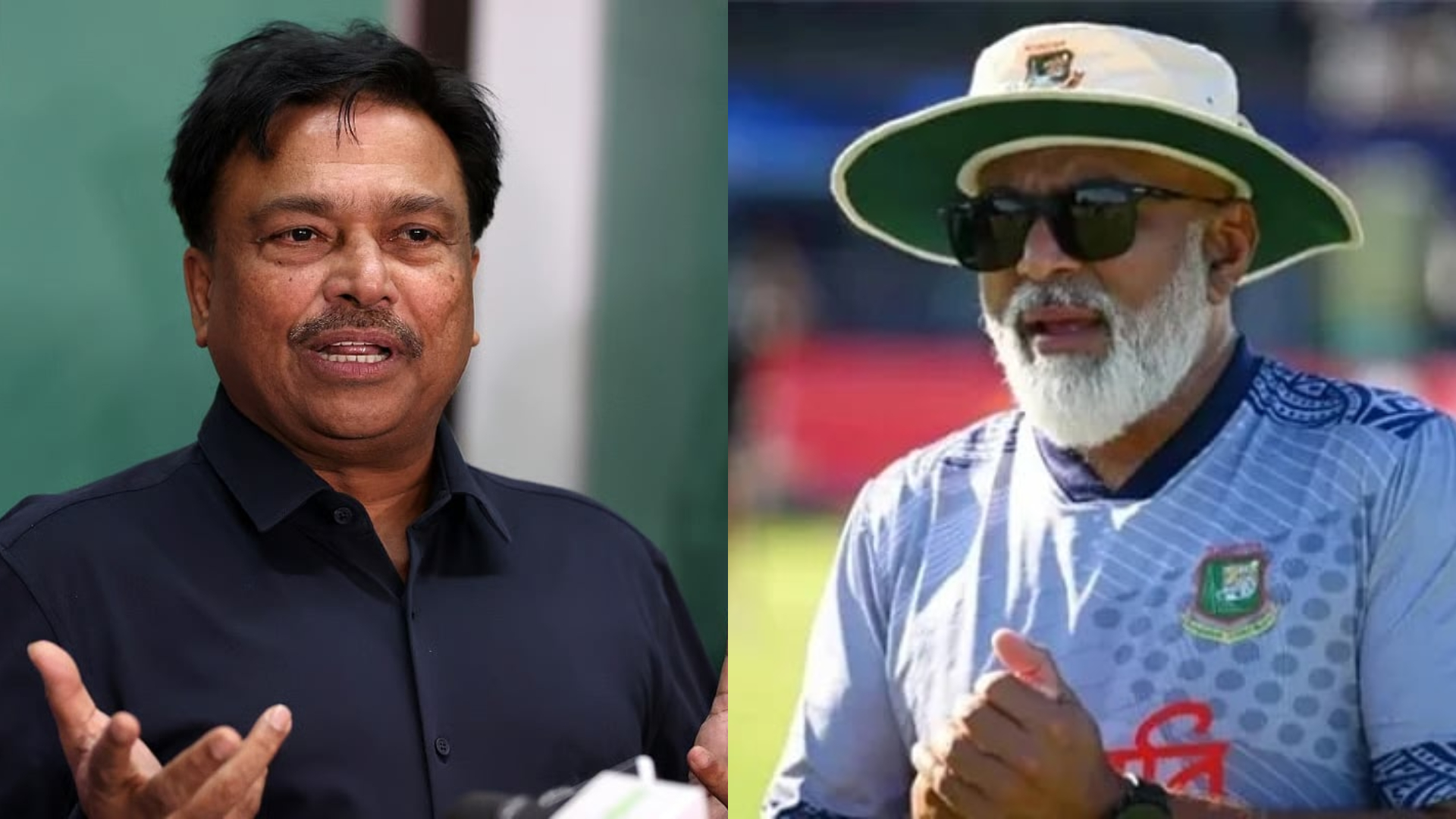 ফারুক আহমেদ ও চান্ডিকা হাথুরুসিংহে