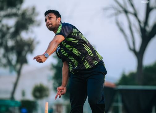 Shakib Al Hasan during practice with Lahore Qalandars