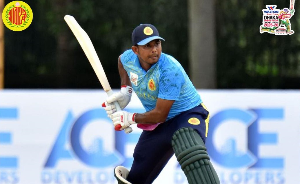 ৪৯ বলে মোসাদ্দেকের সেঞ্চুরি, তবুও হারল আবাহনী