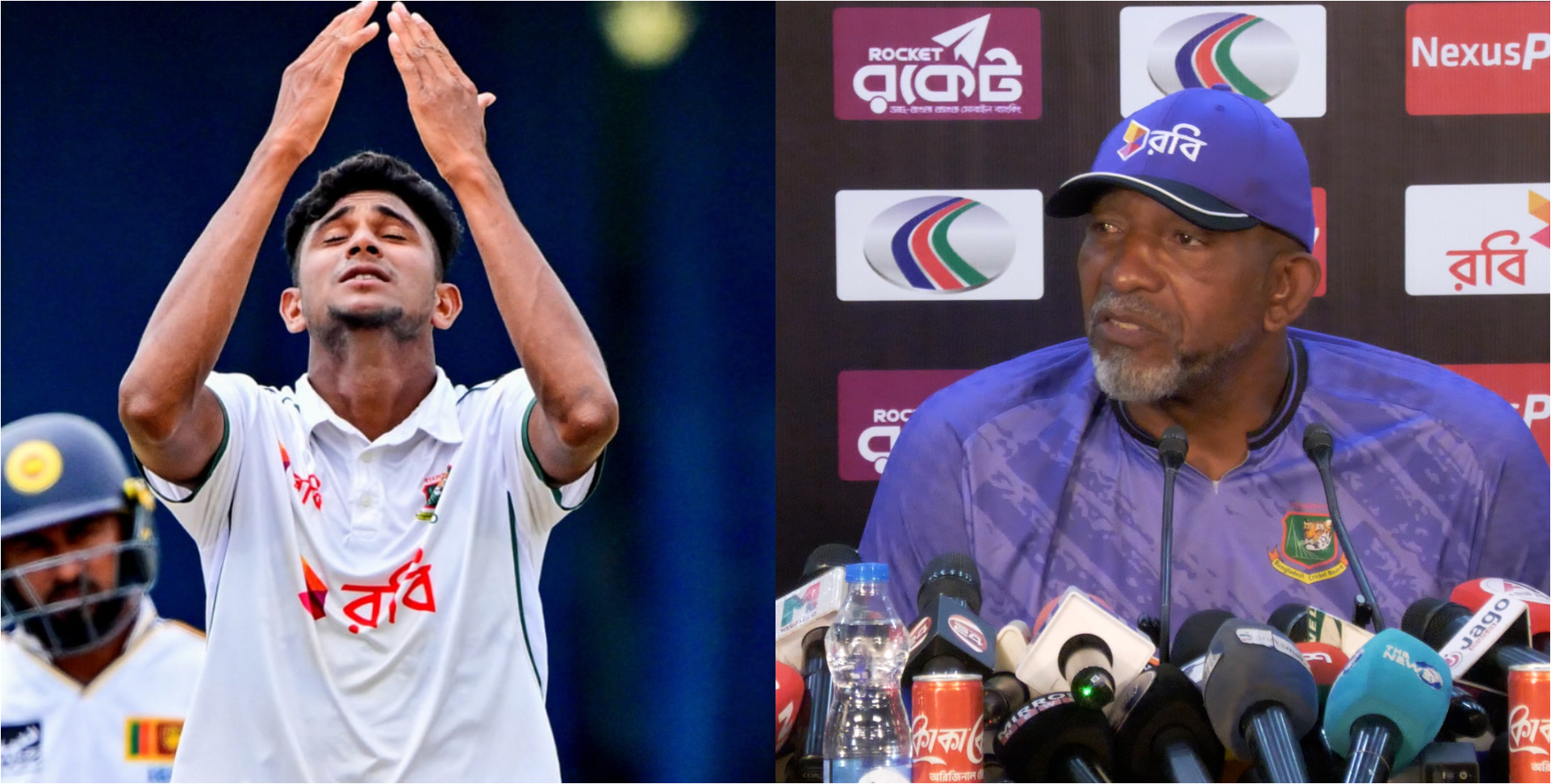 নাহিদকে অর্ধেক ফিট অবস্থায় খেলাবে না বাংলাদেশ