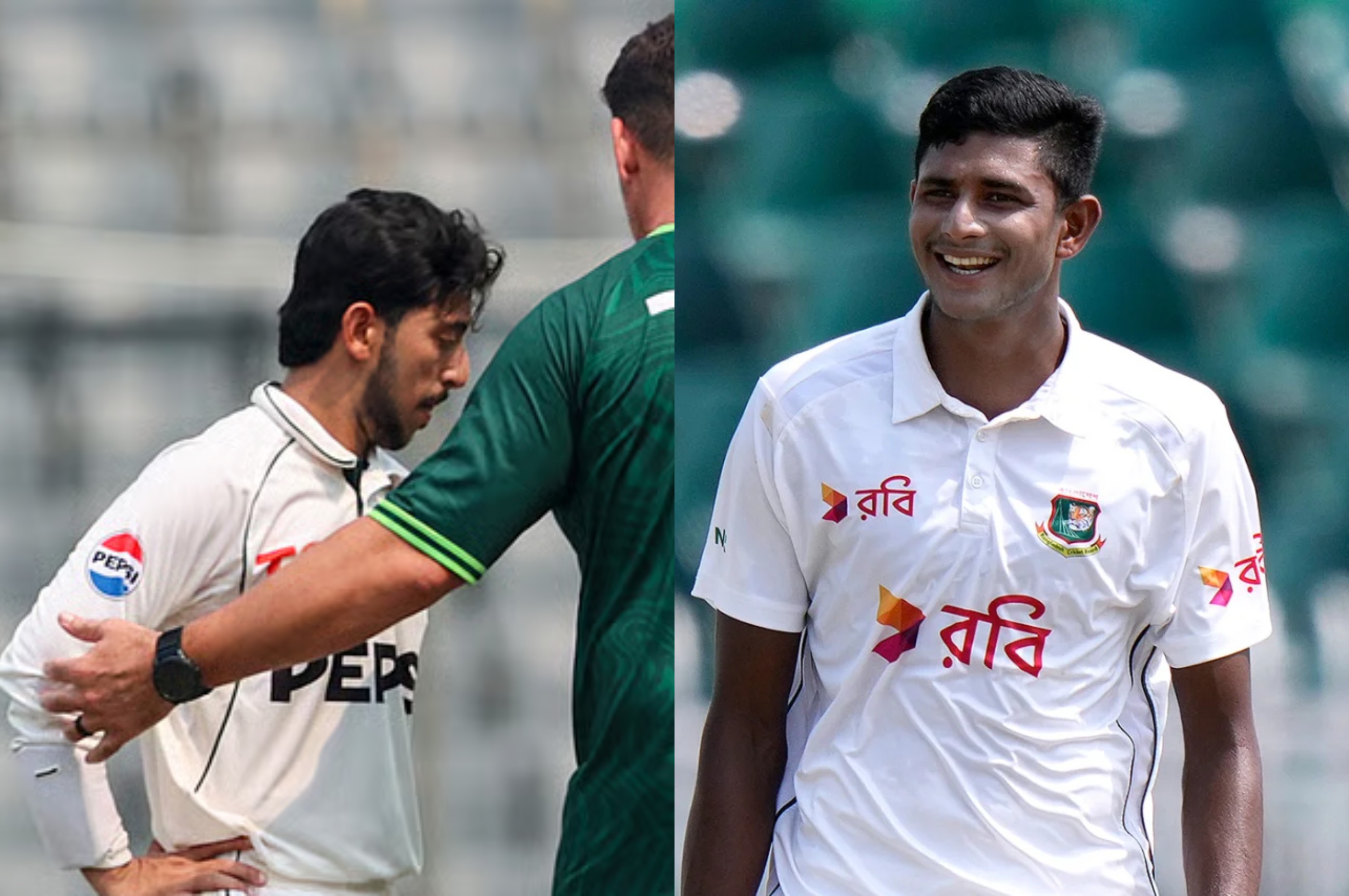 নাহিদের বাউন্সারে ৫ মিনিট ‘জোন আউট’ ছিলেন সেঞ্চুরিয়ান আজান