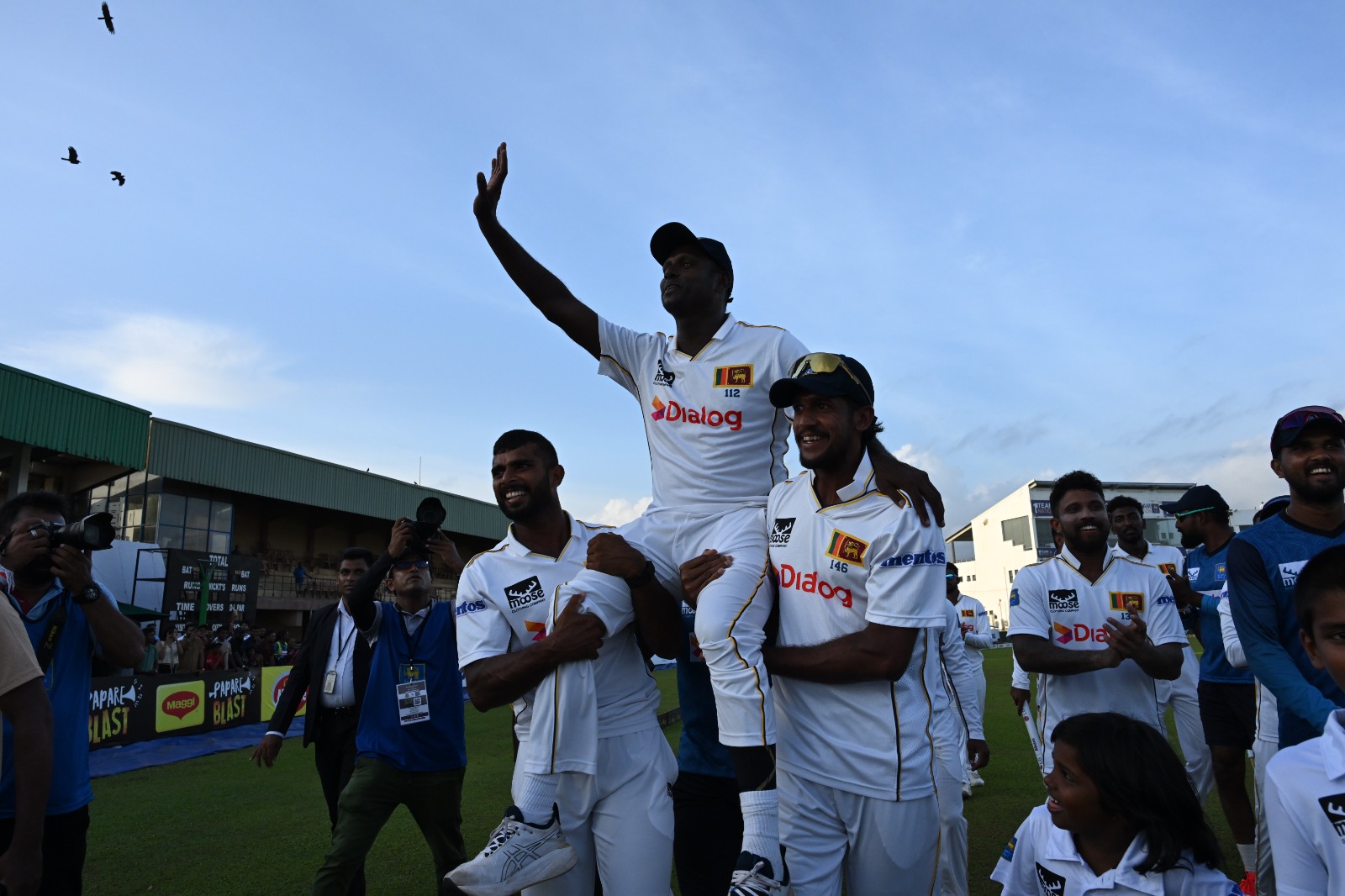 Emotional farewell for Angelo Mathews Cricfrenzy