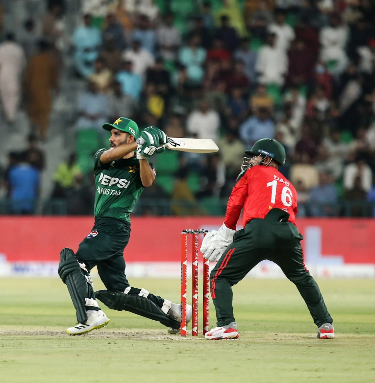 Mohammad Haris' ton led Pakistan's chase