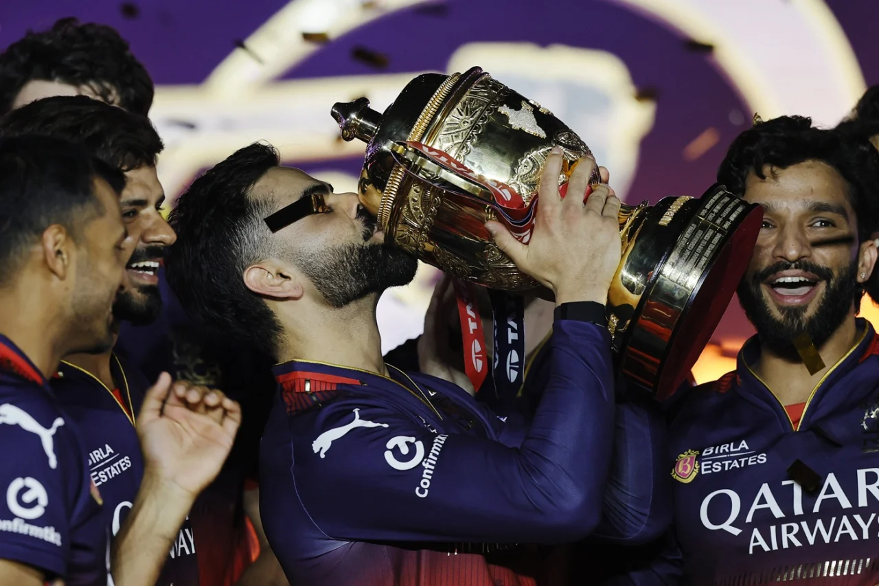 Virat Kohli and silverware make quite the striking pair