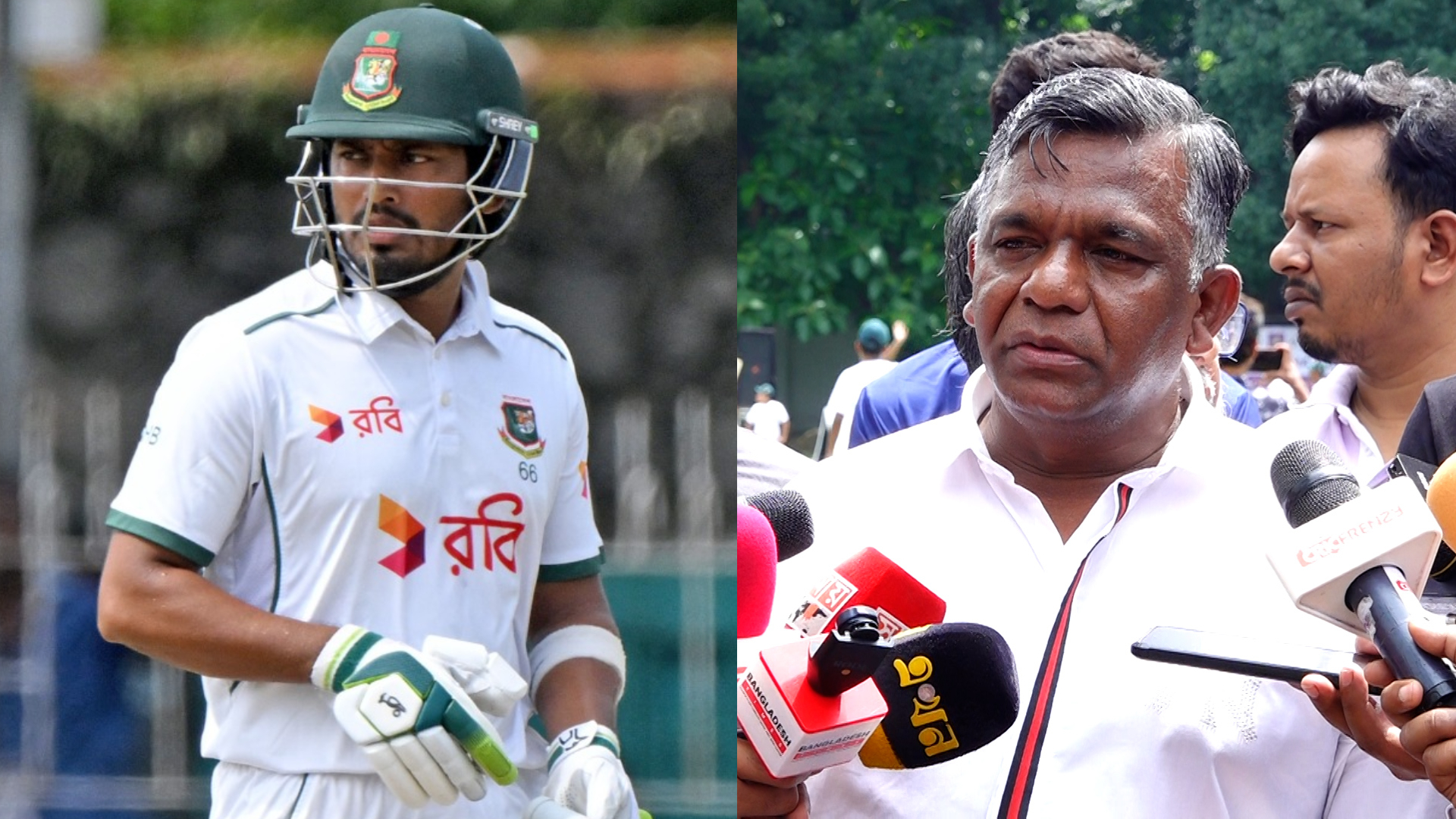 এনামুল হক বিজয় ও আমিনুল ইসলাম বুলবুল