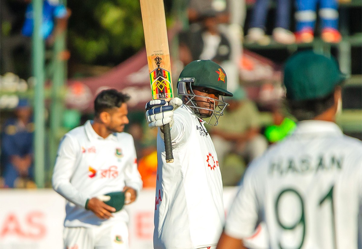 বাংলাদেশকে ১৪০ রানে অল আউট করে লিডের পথে জিম্বাবুয়ে