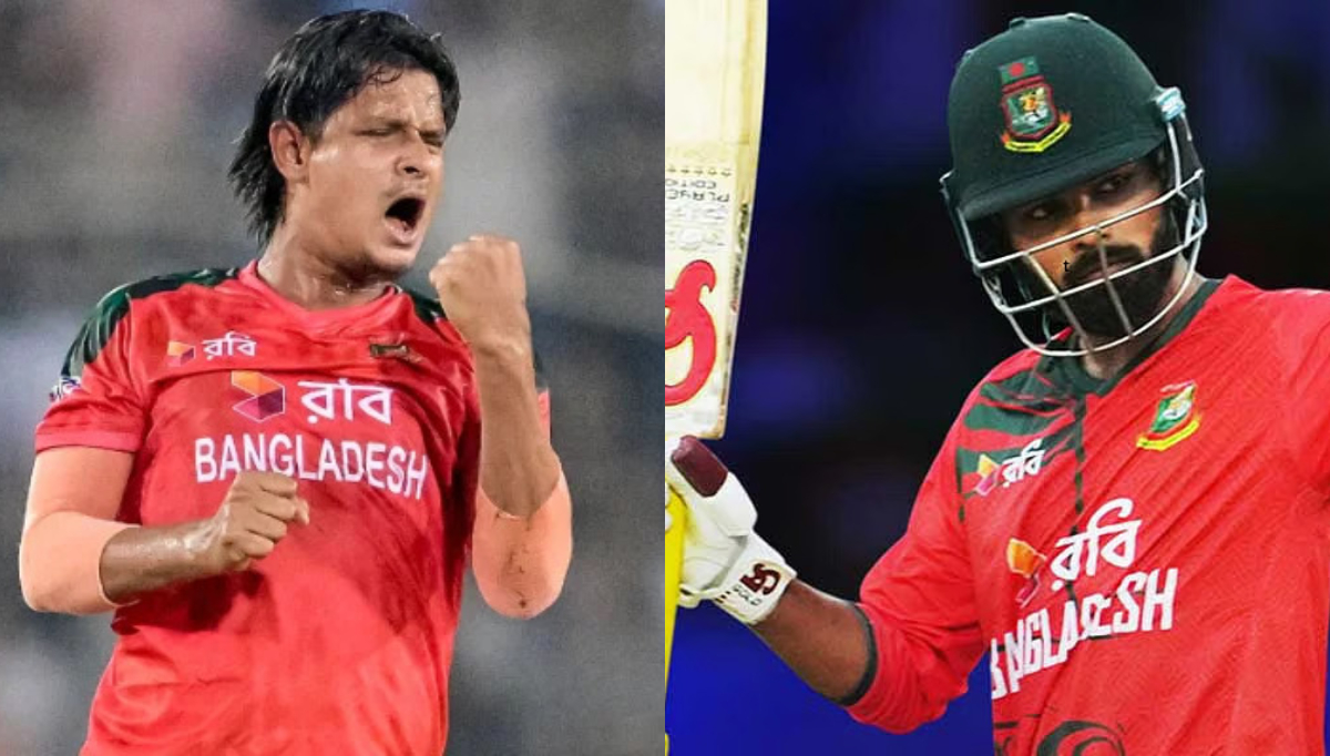 র‍্যাঙ্কিংয়ে সেরা দশের কাছাকাছি নাসুম, উন্নতি হয়েছে হৃদয়েরও