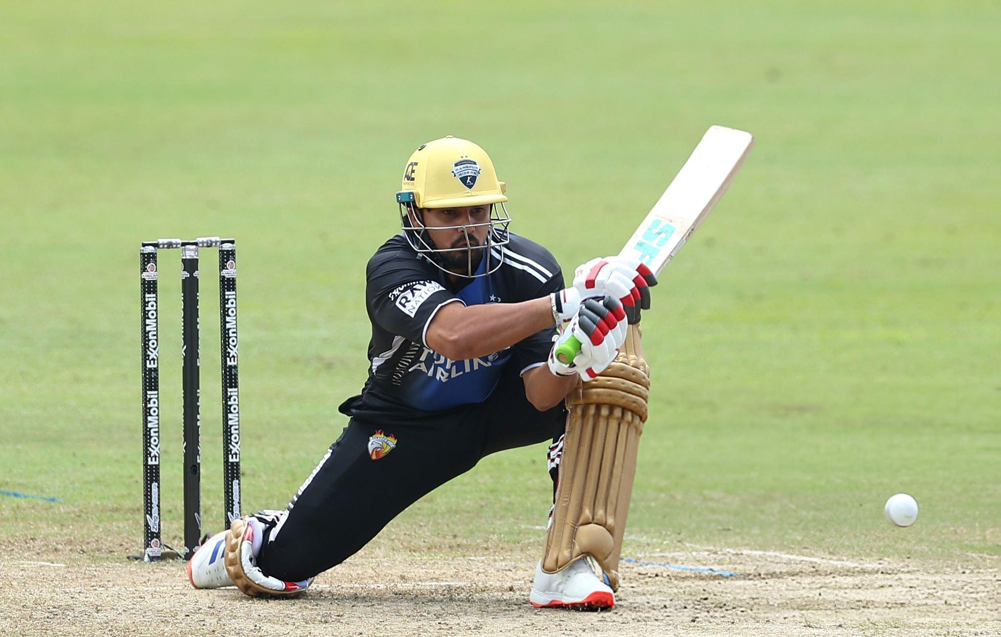 Nurul Hasan Sohan plays a shot