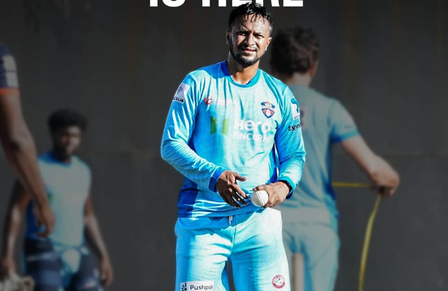 Shakib al Hasan during DC's practice