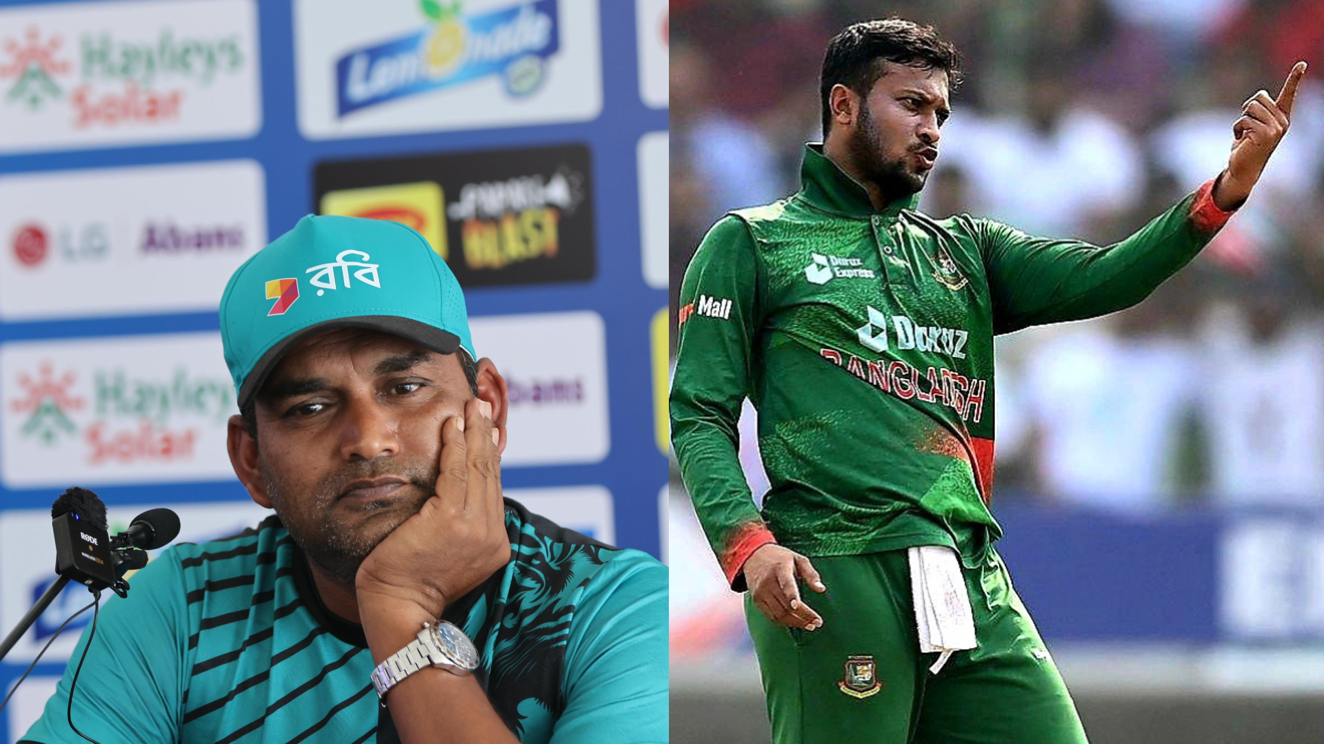 মোহাম্মদ সালাহউদ্দিন ও সাকিব আল হাসান, ক্রিকফ্রেঞ্জি
