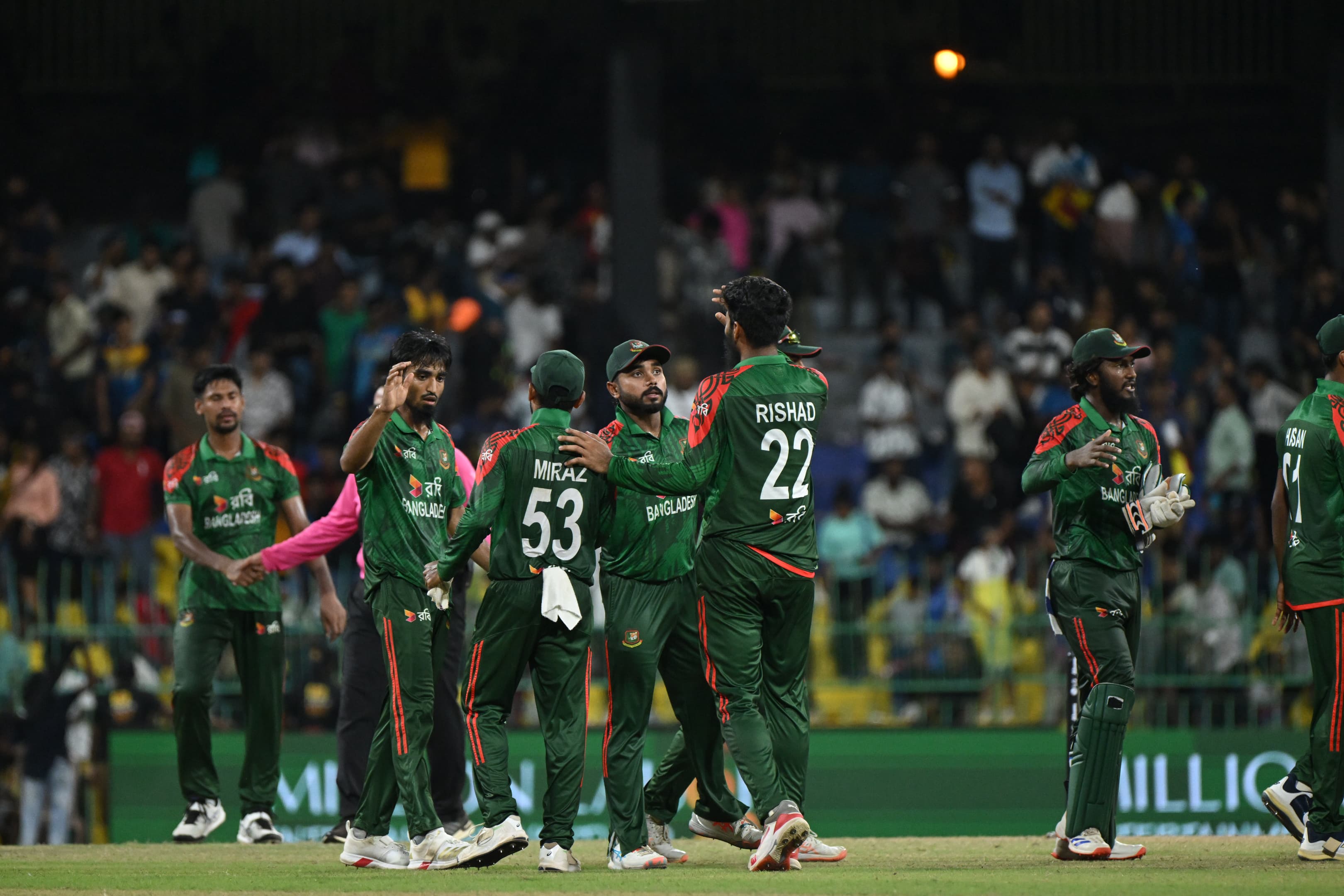 Bangladesh team celebrate second ODI victory against Sri Lanka, Cricfrenzy