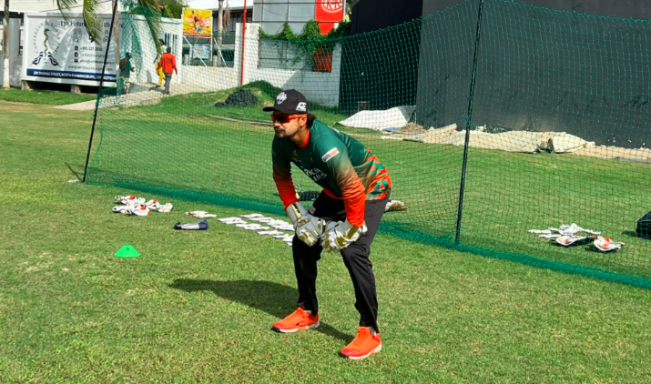 Nurul Hasan Sohan during GSL practice