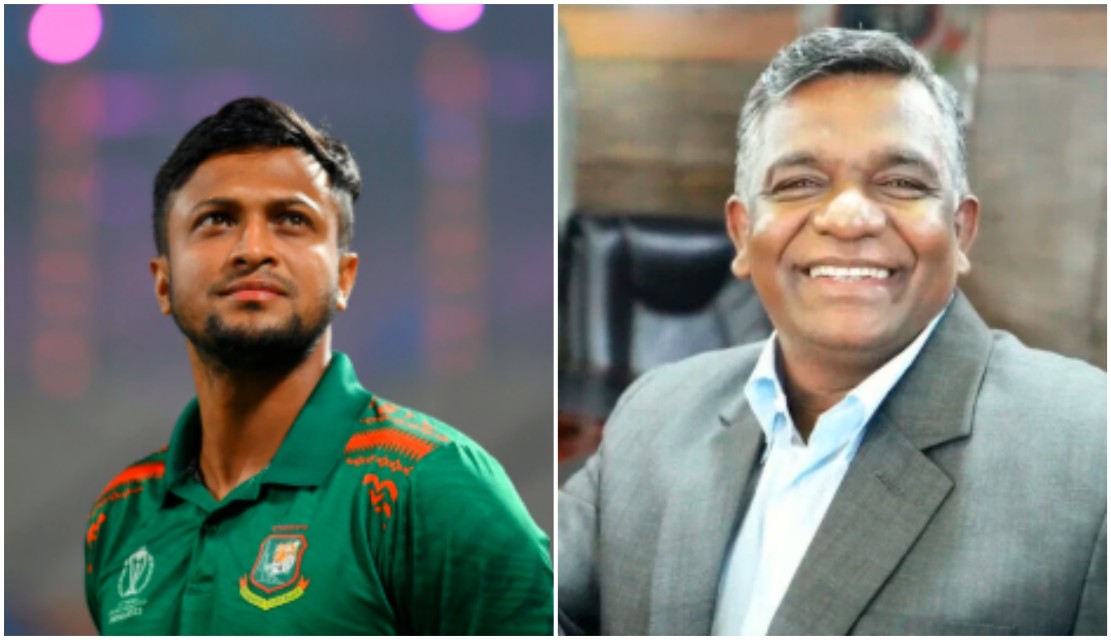 Shakib Al Hasan and Aminul Islam Bulbul