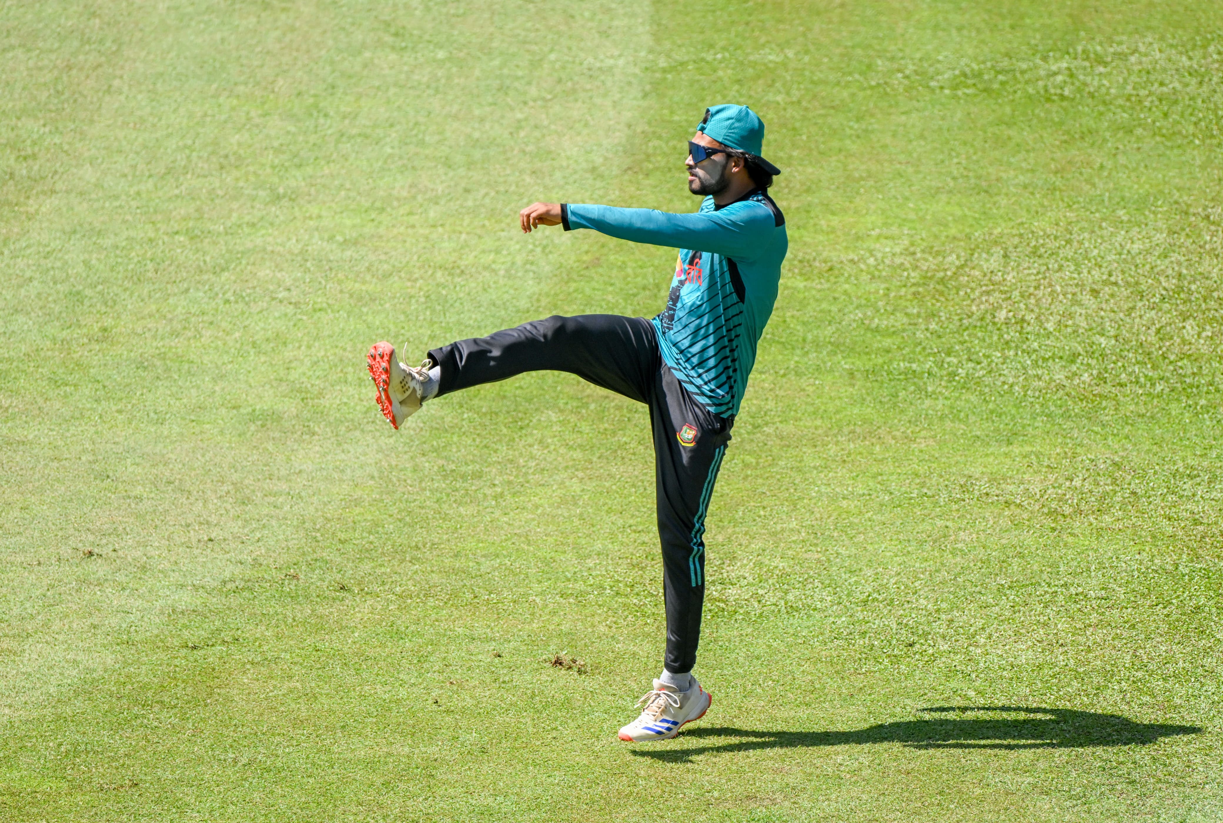 Najmul Hossain Shanto during training before second ODI, Cricfrenzy