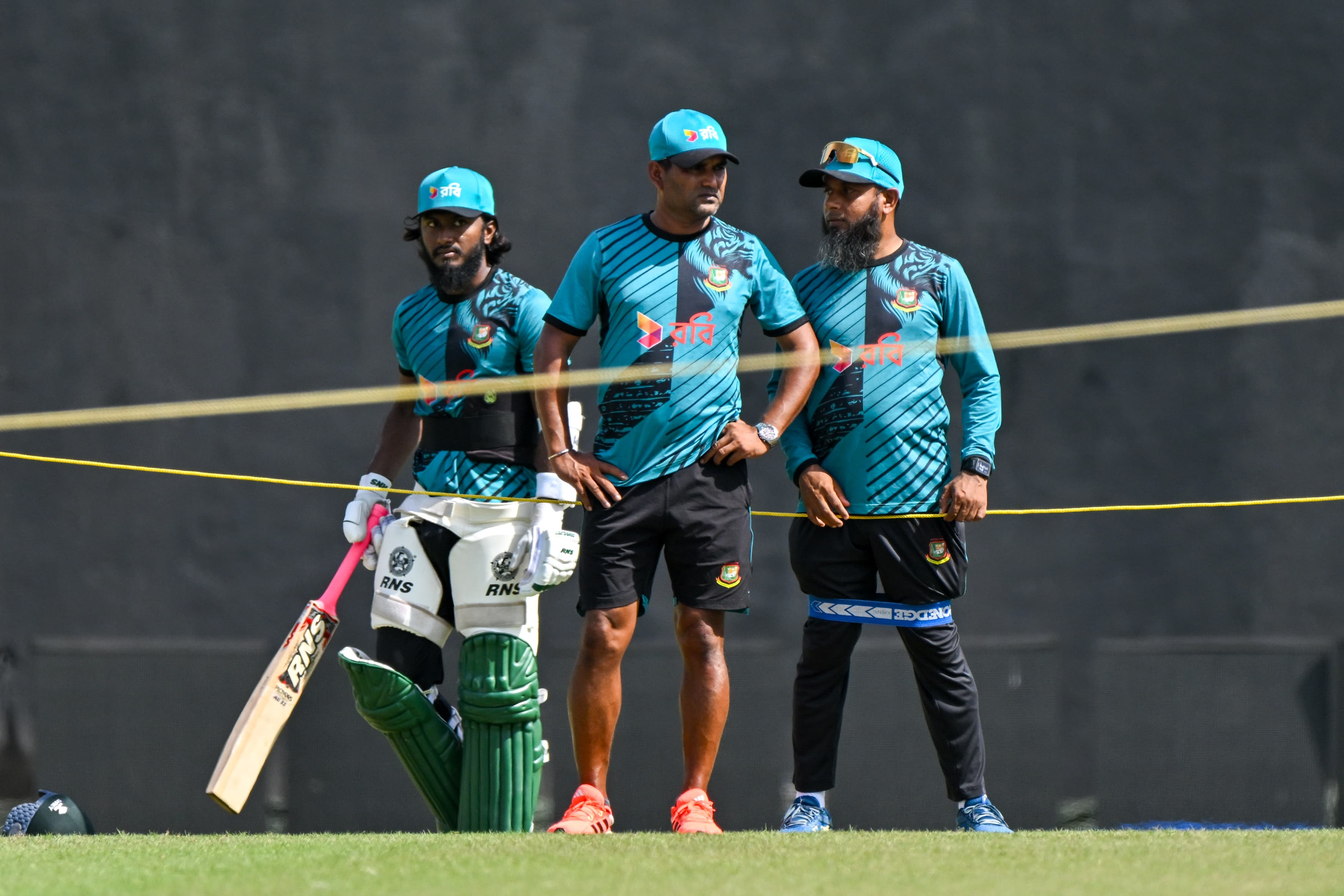 Senior assistant coach Mohammad Salahuddin during today's practice, Cricfrenzy