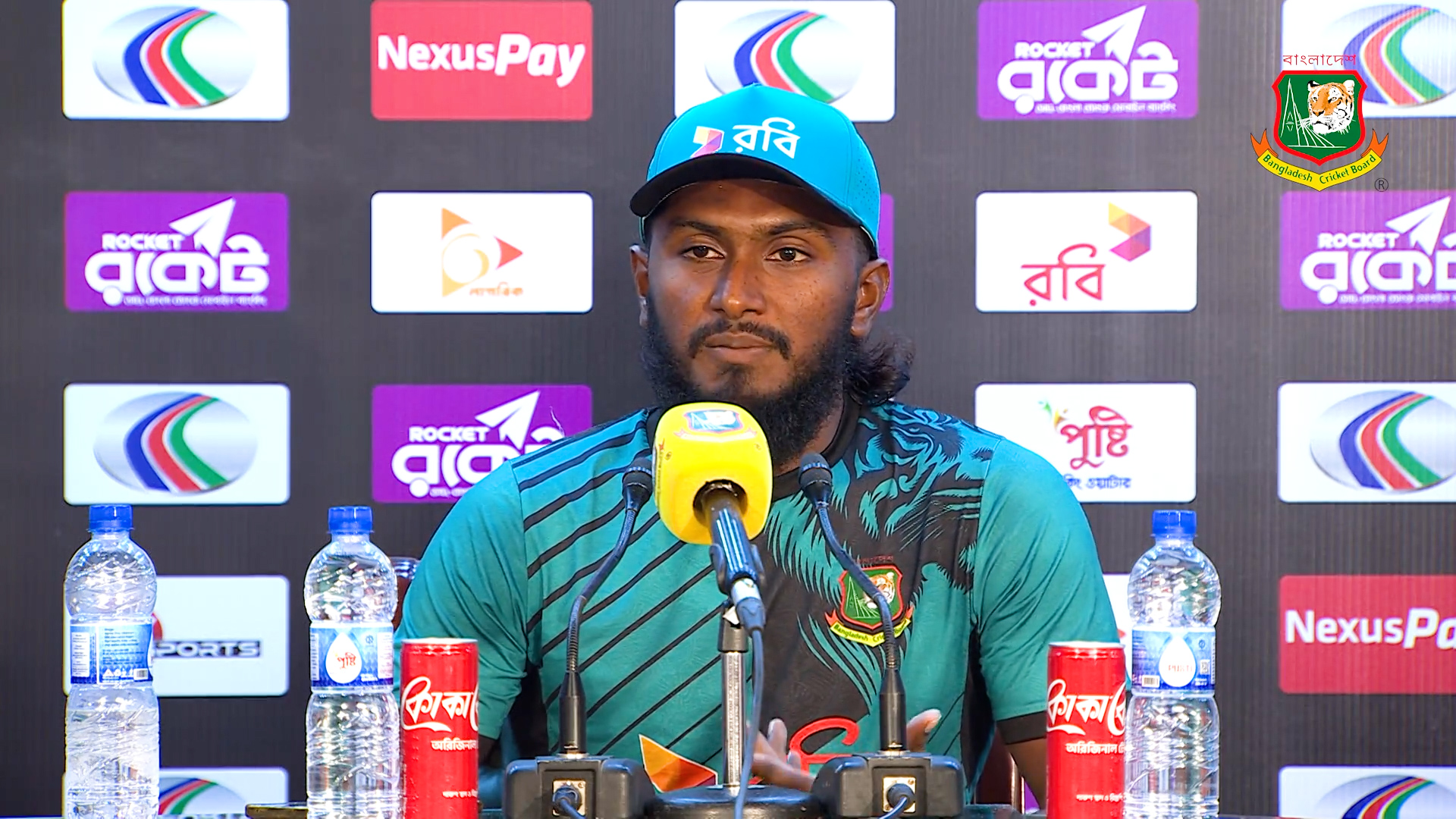 সংবাদ সম্মেলনে জাকের আলী, বিসিবি