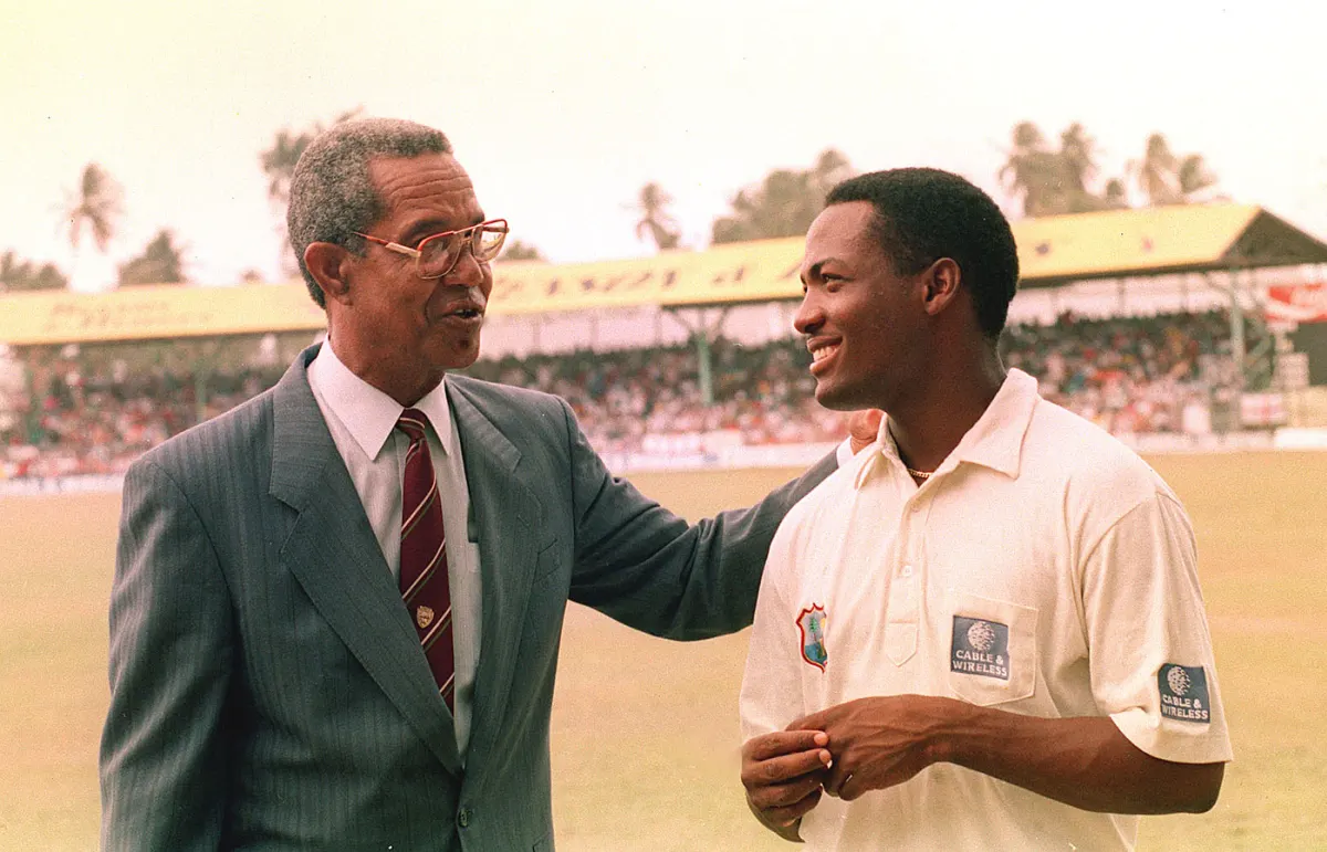Garry Sobers and Brian Lara