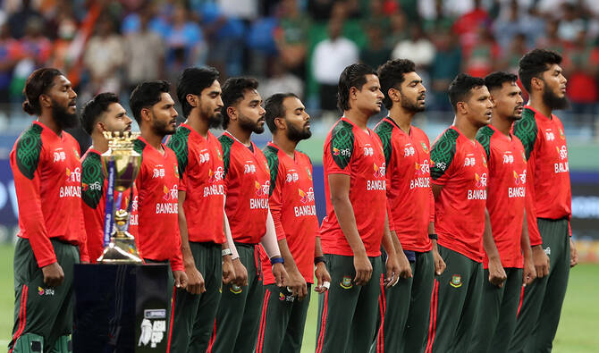 বাংলাদেশের টি-টোয়েন্টি দল ঘোষণা, অধিনায়ক হৃদয়