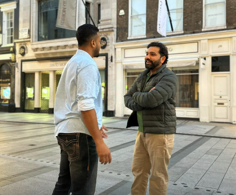 Shakib Al Hasan with Rohit Sharma