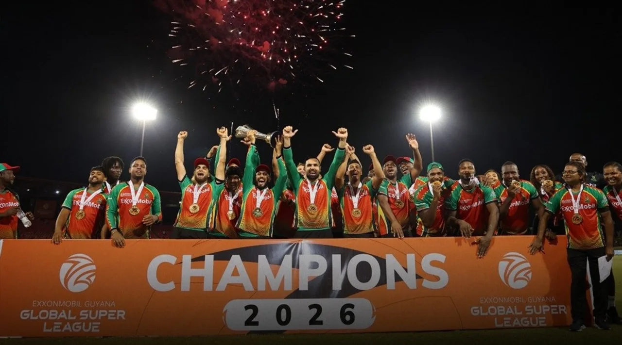 মাত্র ৮৫ রান করেই জিএসএলে শিরোপা জিতল গায়ানা