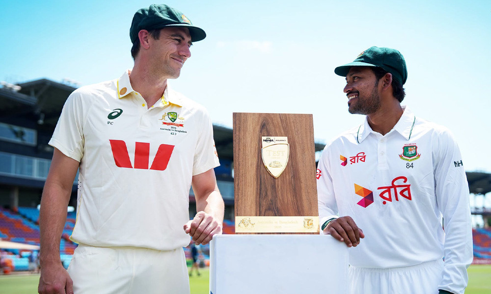 Australia opt to bat after winning toss against Bangladesh