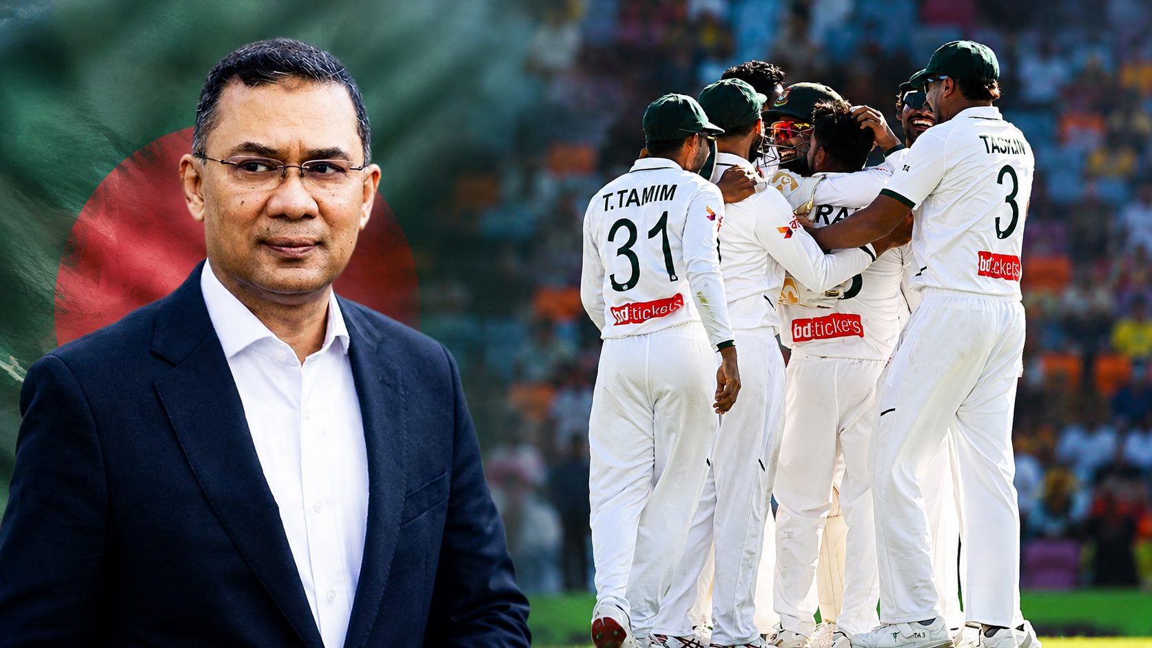 অস্ট্রেলিয়ার মাটিতে ঐতিহাসিক টেস্ট জয়ে টাইগারদের প্রধানমন্ত্রীর অভিনন্দন