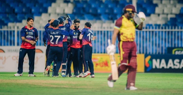 নেপালের বিপক্ষে সিরিজ হারের লজ্জায় ডুবল ওয়েস্ট ইন্ডিজ
