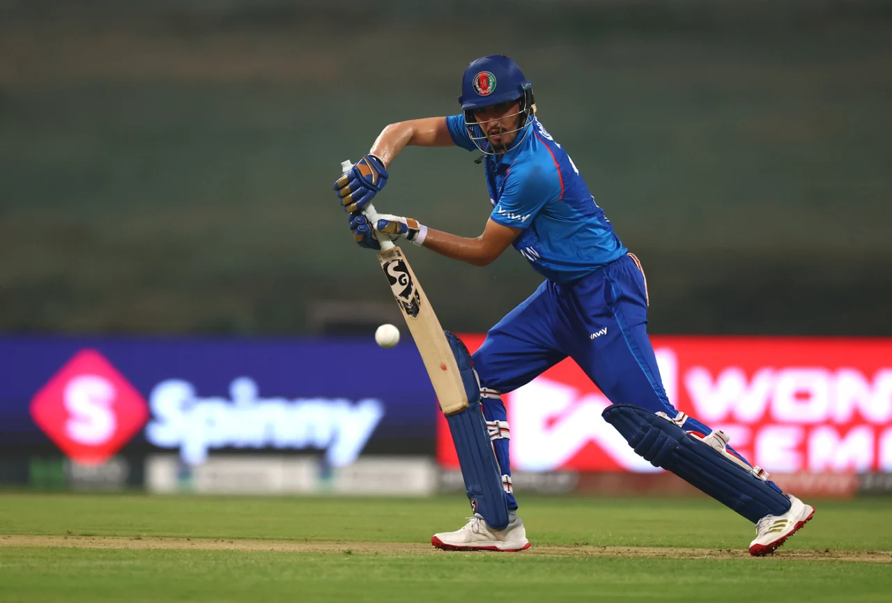 Sediqullah Atal plays a shot
