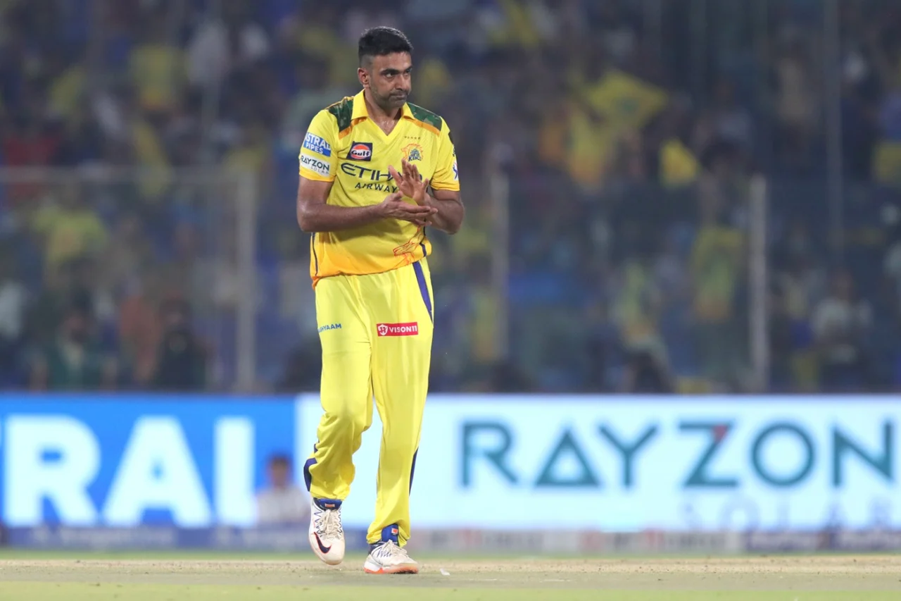 চেন্নাই সুপার কিংসের জার্সিতে রবিচন্দ্রন অশ্বিন