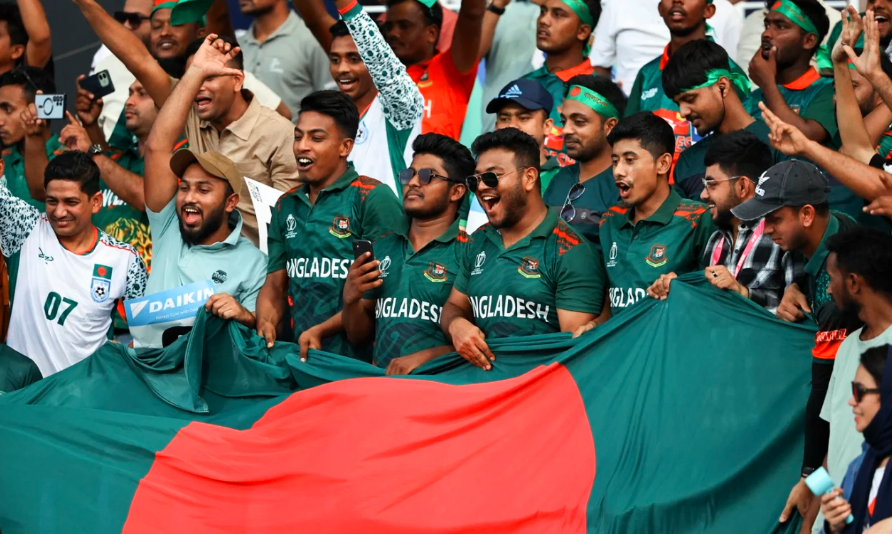 Bangladeshi fans during Asia Cup