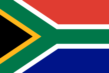 South Africa team flag
